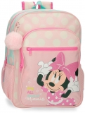 Ghiozdan adaptabil scoala fete Minnie Mouse Play All Day, Disney